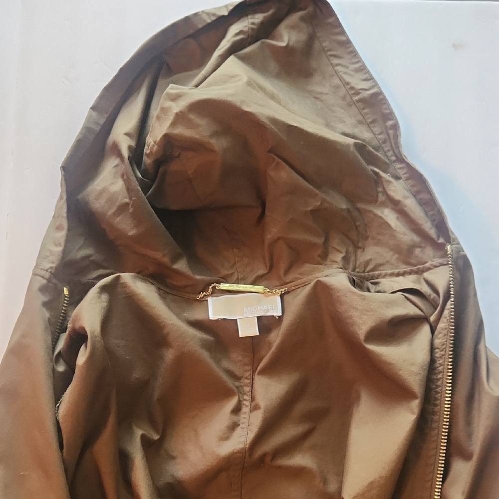 Michael Kors Hooded Jacket in Olive - Picture 7 of 9